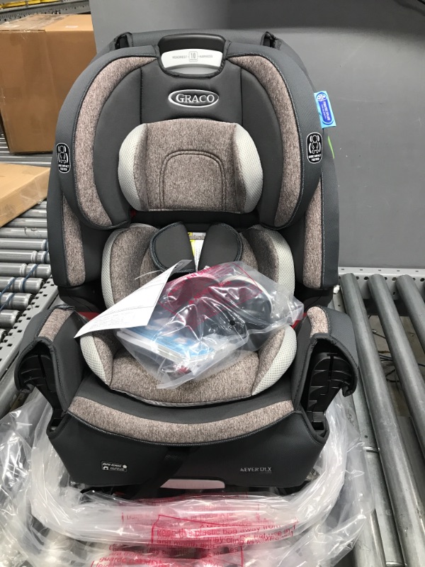 Photo 1 of Graco 4Ever DLX 4 in 1 Car Seat, Infant to Toddler Car Seat, with 10 Years of Use, Bryant , 20x21.5x24 Inch (Pack of 1)
