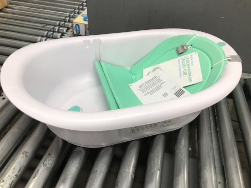 Photo 2 of 4-in-1 Grow-with-Me Bath Tub by Frida Baby Transforms Infant Bathtub to Toddler Bath Seat with Backrest for Assisted Sitting in Tub
