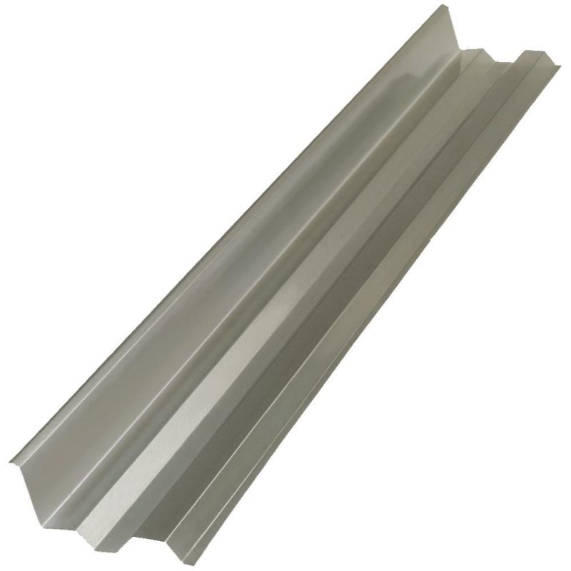 Photo 2 of 5- Suntuf 4 Ft. Solar Grey Side Polycarbonate Roof Panel Ridge, Gray
