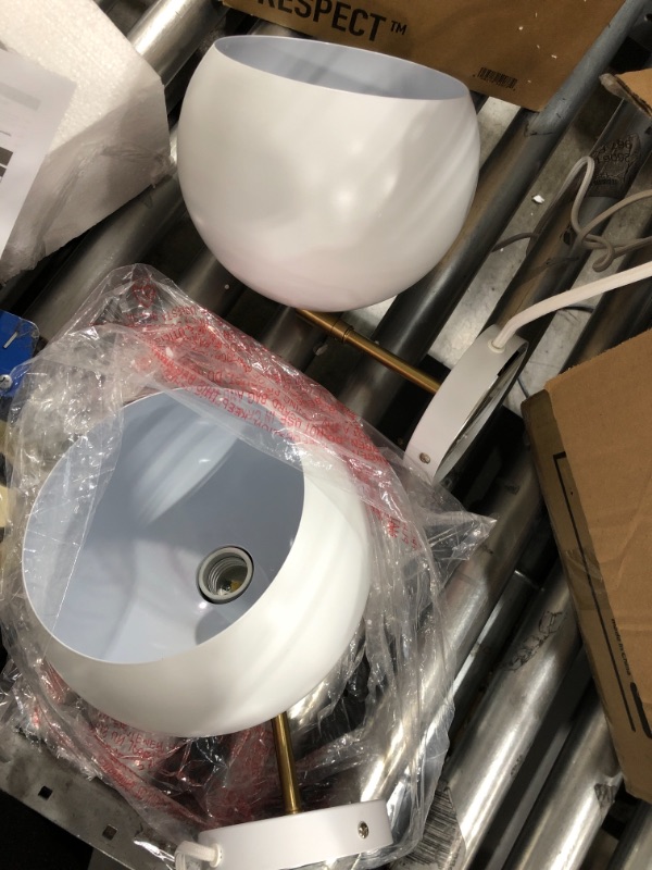 Photo 1 of 2- Globe Ista  2 In 1 Wall Sconce With White Matt Finish 