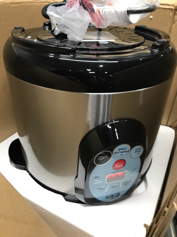 Photo 2 of CAREY DPC-9SS Smart Electric Pressure Cooker and Canner, Stainless Steel, 9.5 Qt
