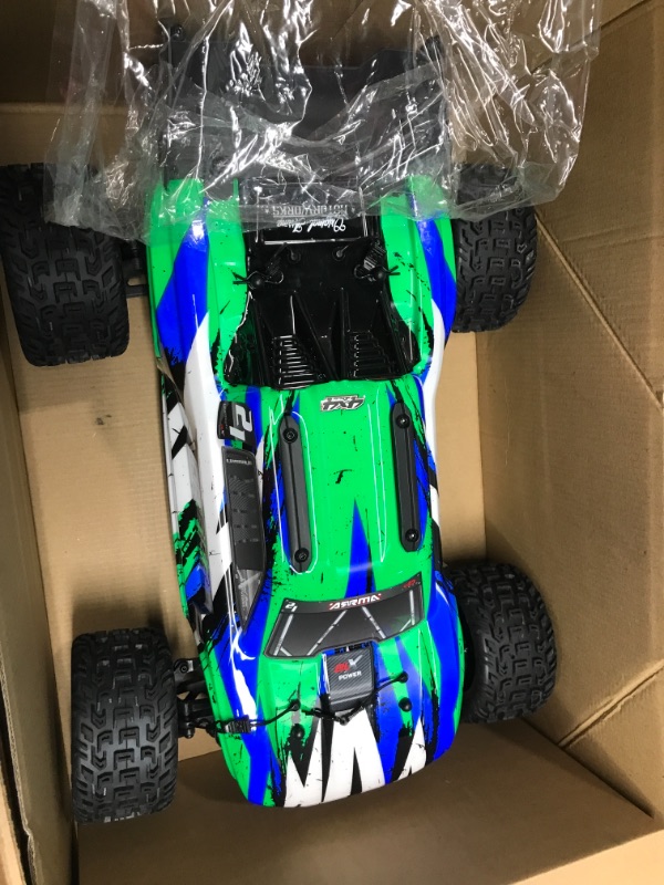 Photo 14 of ARRMA RC Truck 1/10 VORTEKS 4X4 3S BLX Stadium Truck RTR (Batteries and Charger Not Included), Green, ARA4305V3T3