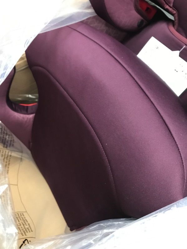 Photo 4 of Diono Everett NXT High Back Booster Car Seat with Rigid Latch, Lightweight Slim Fit Design, 8 Years 1 Booster Seat, Purple Everett NXT Purple