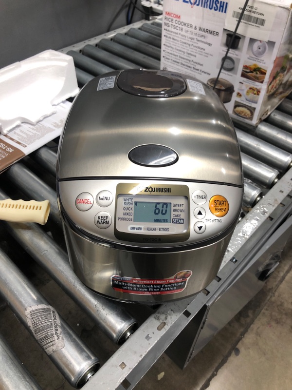 Photo 4 of **** TESTED*** Zojirushi Micom Rice Cooker & Warmer, NS-TSC18-10 cups / 1.8 liters