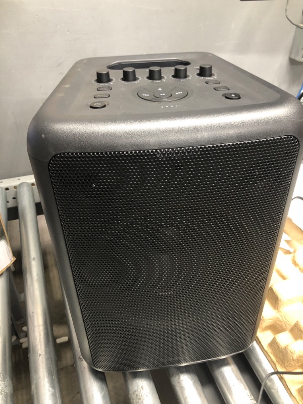 Photo 1 of Philips X3206 Bluetooth Party Speaker with Deep bass, Up to 14 Hours Battery, Party Lights and Karaoke Effects, Microphone and Guitar Input, Audio-in, USB Charging, Built-in Carry Handle, TAX3206 With light effects Medium