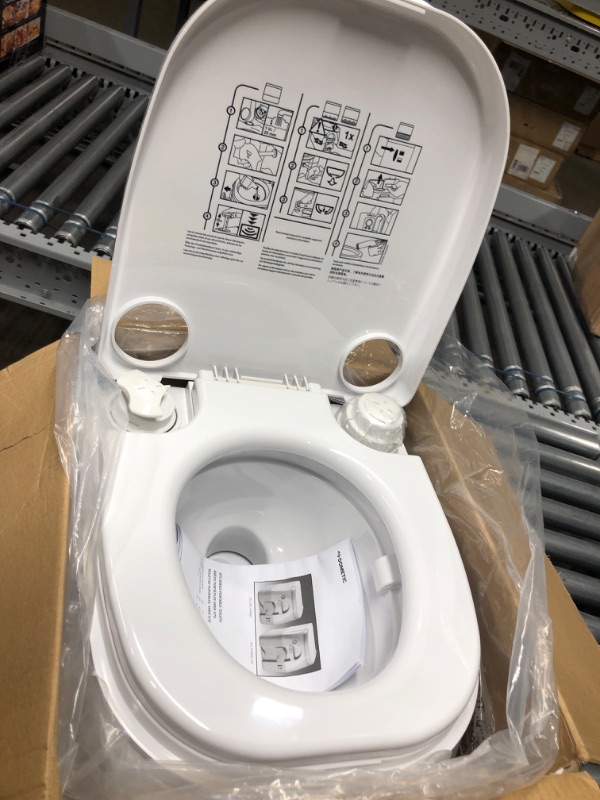 Photo 3 of Dometic 972 Portable Toilet - 2.6 Gallon - Grey [301097206]