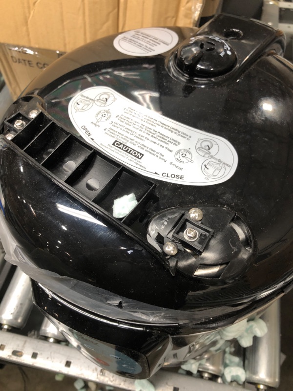 Photo 3 of **DAMAGED SEE COMMENTS/ PICTURES*-  
CAREY DPC-9SS Smart Electric Pressure Cooker and Canner, Stainless Steel, 9.5 Qt
