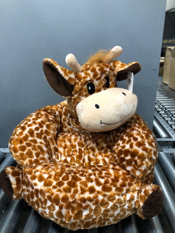 Photo 2 of Trend Lab Giraffe Toddler Plush Character Chair, Kids Furniture for Children, 19 in x 20 in x 16 in