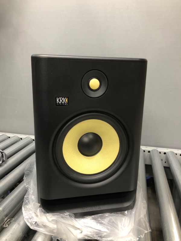 Photo 2 of KRK RP8 Rokit 8 G4 Professional Bi-Amp 8" Powered Studio Monitor, Black (RP8G4) Black RP8-G4 MONITOR **Tested**