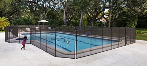 Photo 1 of ***SEE NOTE*** Pool Fence DIY by Life Saver Fencing Section Kit, 4 X 12-Feet, Brown
