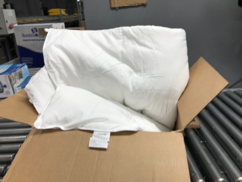 Photo 1 of COHOME KING 2100 Series Cooling Down Alternative Comforter - Quilted Duvet Insert with Corner Tabs All-Seaso- Soft Luxury Hotel Comforter - Reversible - Machine Washable - White

