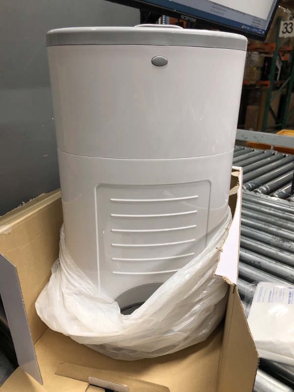 Photo 1 of Dékor Plus Diaper Pail Gift Set – White | Comes with Over a Year's Supply Worth of Dékor Refills!