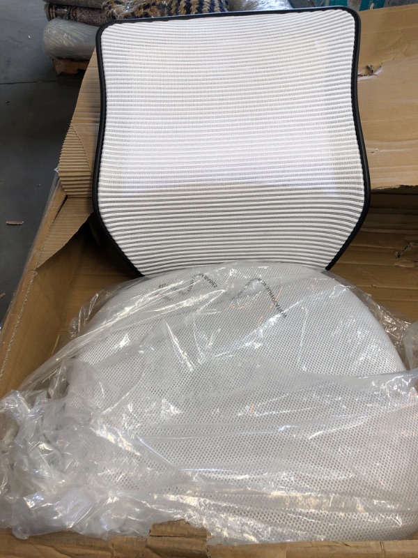 Photo 1 of WHITE MESH OFFICE CHAIR***UNKNOWN MODEL NUMBER***