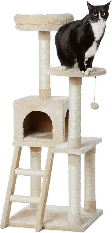 Photo 1 of Amazon Basics Cat Tree with Platform, Scratching Posts, X-Large Size
