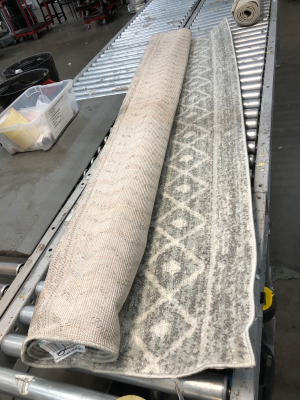 Photo 1 of Artistic Weavers Chester Boho Moroccan Area Rug,6'7" x 9',Grey Grey 