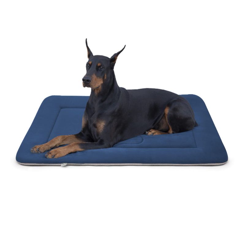 Photo 1 of 28"x38" Hero Dog Large Dog Bed Crate Pad Mat Cute Paw Pet Beds for Medium, Large,