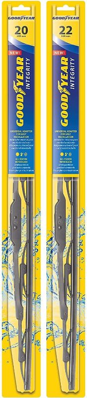 Photo 1 of Goodyear Integrity Windshield Wiper Blades 22 Inch & 20 Inch Set
