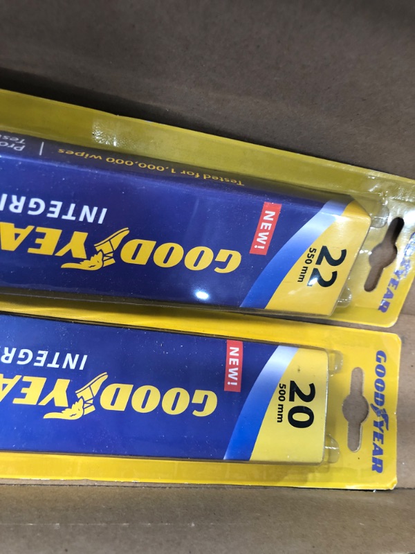 Photo 1 of Goodyear Integrity Windshield Wiper Blades 22 Inch & 20 Inch Set
