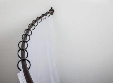 Photo 1 of Adjustable Curved Shower Curtain Rod