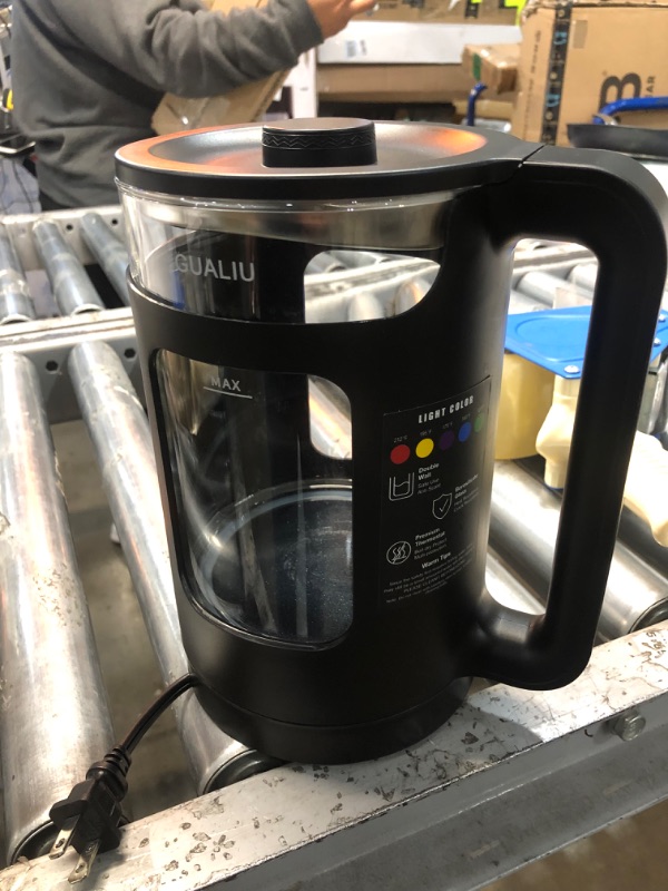 Photo 3 of *NOT FUNCTIONAL** Electric Kettle?Smart Quiet Water Boiling Tea kettle Prevent Limescale Rusted Base?Temperature Control with 5 Presets?30min Keep Warm?Boil-Dry Protection, Electric Hot Water Kettle for Tea and Coffee
