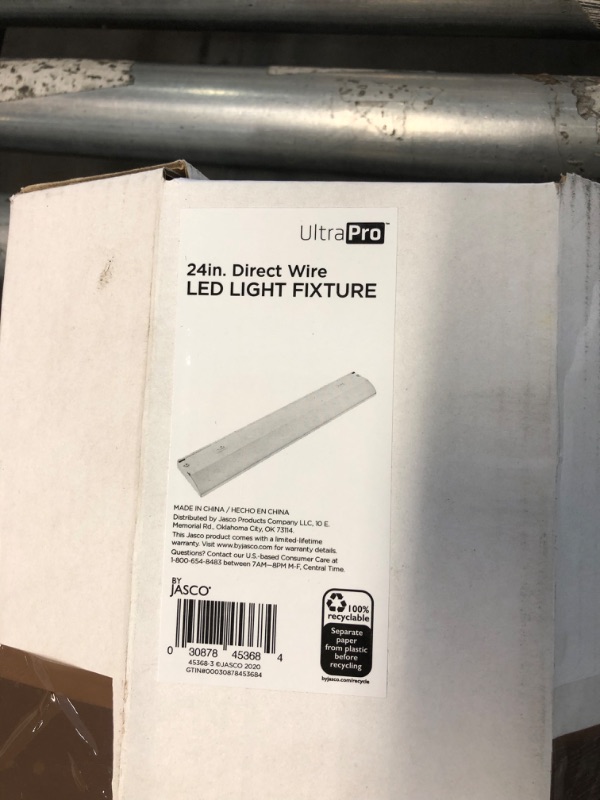 Photo 3 of 2 piece UltraPro 24in. Direct Wire LED Light Fixture, Selectable White, Selectable Brightness, LED Light Strip, Under Cabinet Lighting, 45368 24 in.