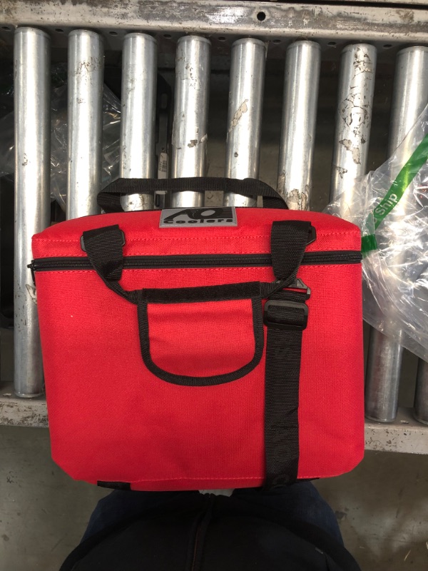 Photo 1 of AO Coolers Original Soft Cooler with High-Density Insulation, Multiple Sizes and Colors Red 12-can