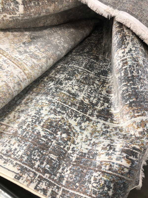 Photo 3 of 8' 4 x 10' Havana Rug fume/gray color