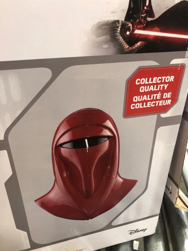 Photo 3 of *SCRATCHED* Star Wars Adult Supreme Edition Imperial Guard Helmet Costume One Size As Shown