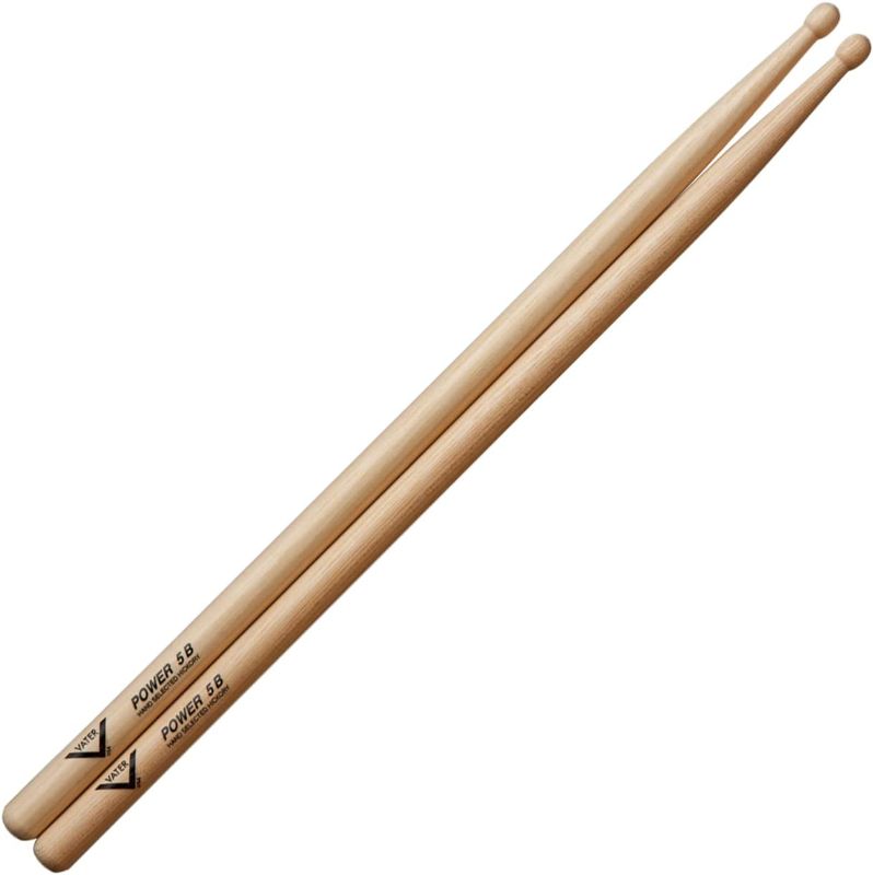 Photo 1 of 
Vater Power 5B Wood Tip Hickory Drumsticks, Pair
Size:Power 5B
Style:Wood Tip