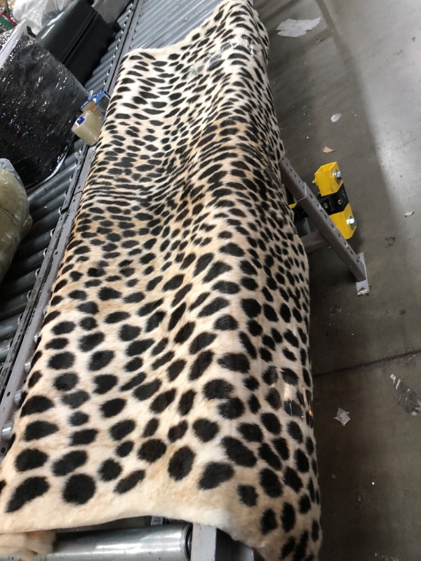 Photo 2 of 5'3"X7'10" Cheetah Loomed Novelty Area Rug - Erin Gates By Momeni