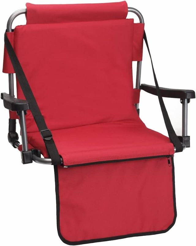 Photo 1 of **** used ****
GCI Outdoor Big Comfort Stadium Chair With Armrests Black Armrests