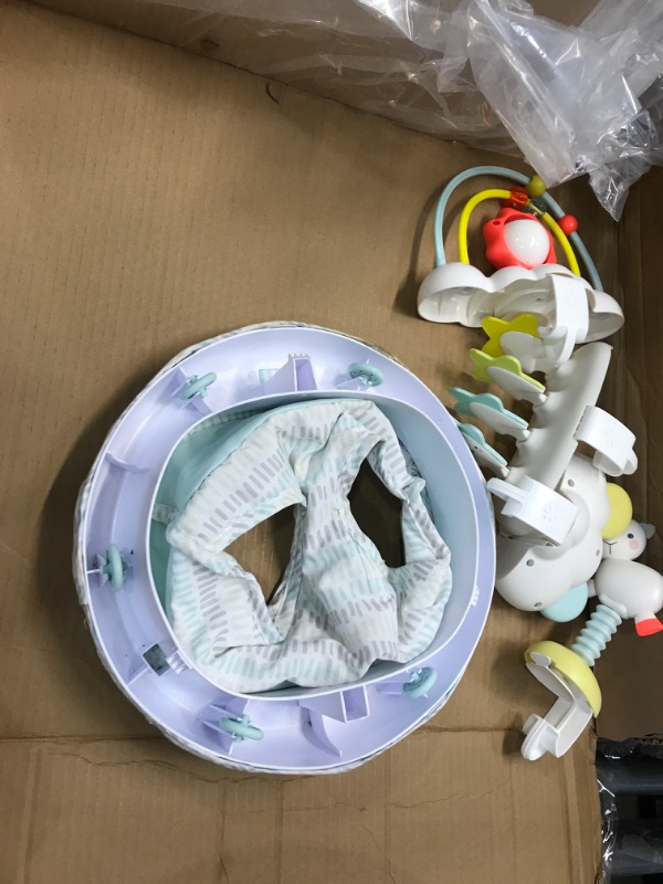 Photo 1 of *MISSING PARTS** Skip Hop Baby Activity Center: Interactive Play Center with 3-Stage Grow-with-Me Functionality, 4mo+, Silver Lining Cloud
