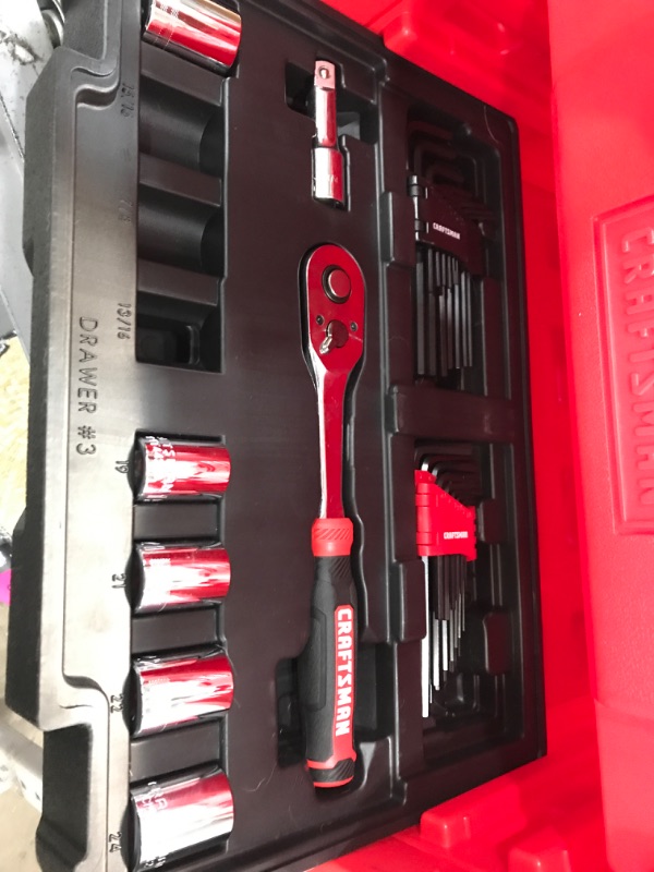 Photo 6 of **MISSING PARTS* CRAFTSMAN Mechanics Tool Set, 227-Piece (CMMT45302) 227 PC