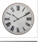 Photo 1 of 3R Studios 39.75 in. Round Metal Wall Clock