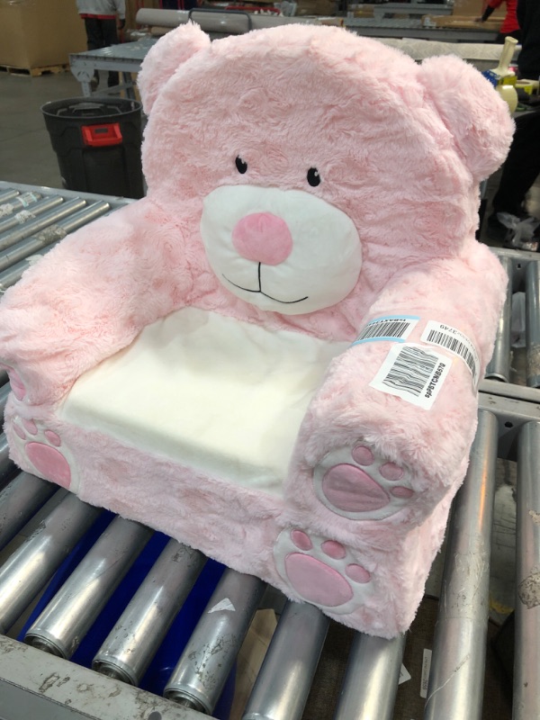 Photo 2 of DAMAGED ARMREST**Sweet Seats® Plush Bear Chair in Pink