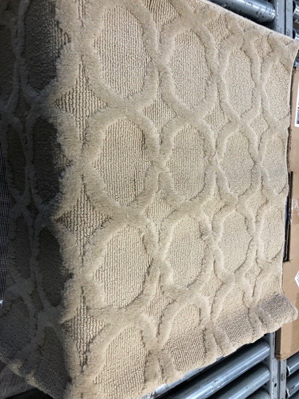 Photo 1 of 3'x5' Tan rug (Unknown brand/style) 