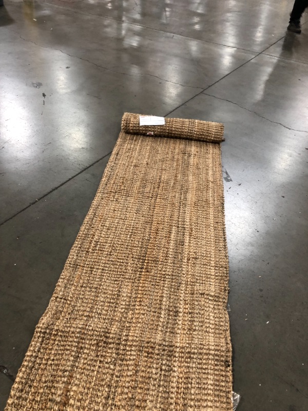 Photo 4 of **used item- needs cleaning**
nuLOOM Daniela Farmhouse Chunky Jute Runner Rug, 2' 6" x 8', Natural
