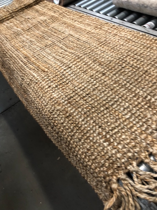 Photo 3 of **used-needs cleaning**
nuLOOM Rigo Hand woven Farmhouse Jute Area Rug-Size:
2' 6" x 6'
2' 6" x 6'
