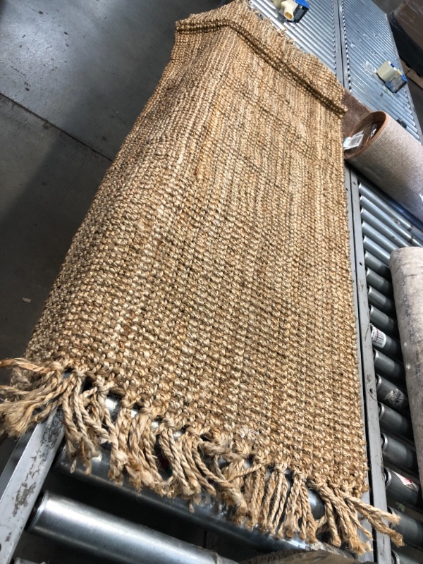 Photo 4 of **used-needs cleaning**
nuLOOM Rigo Hand woven Farmhouse Jute Area Rug-Size:
2' 6" x 6'
2' 6" x 6'
