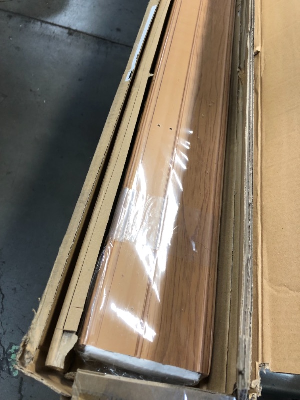 Photo 2 of **box has been opened**
LTL Home Products HSR3680K Regent Interior Accordion Folding Door, 36" x 80", Oak Brown 36" x 80" Oak Brown