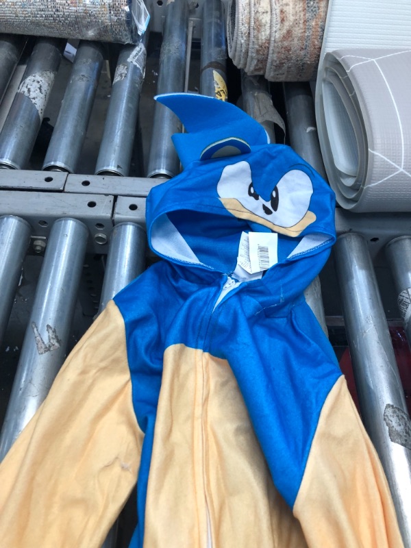 Photo 4 of **USED ITEM**
Rubie's boys Sonic Oversized Jumpsuit Costume, As Shown, Medium US