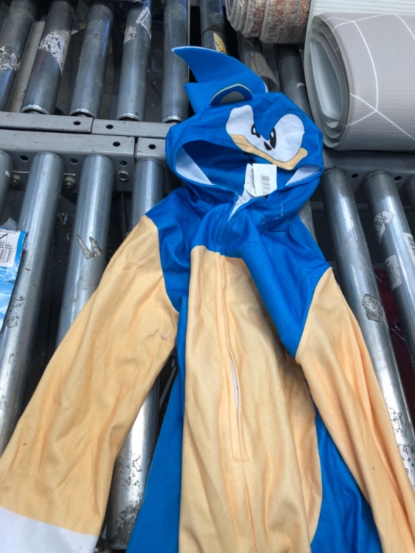 Photo 5 of **USED ITEM**
Rubie's boys Sonic Oversized Jumpsuit Costume, As Shown, Medium US