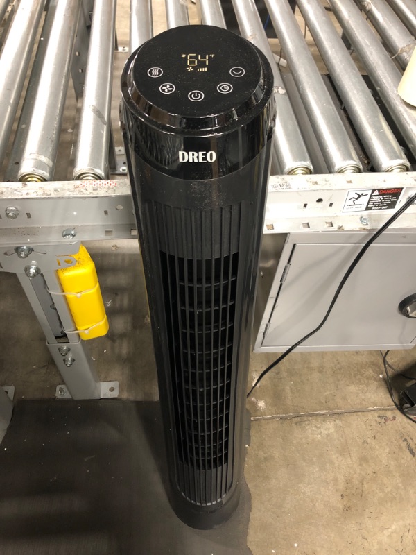 Photo 2 of Dreo Cruiser Pro Tower Fan 90° Oscillating Fans with Remote, Quiet Cooling,12 Modes, 12H Timer, Space-Saving, LED Display with Touch Control, 40” Portable Floor Bladeless Fan for Bedroom Home Office