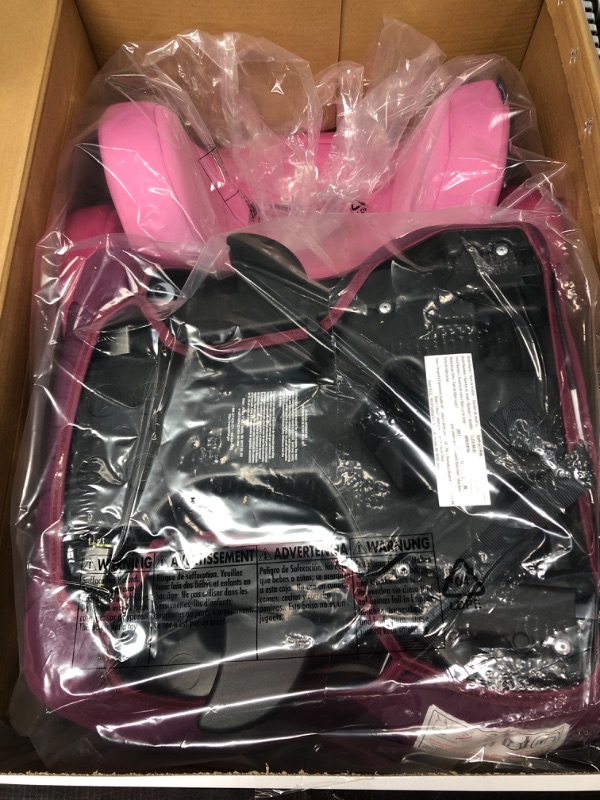 Photo 2 of Diono Cambria 2 XL, Dual Latch Connectors, 2-in-1 Belt Positioning Booster Seat, High-Back to Backless Booster with Space and Room to Grow, 8 Years 1 Booster Seat, Pink 2020 Pink