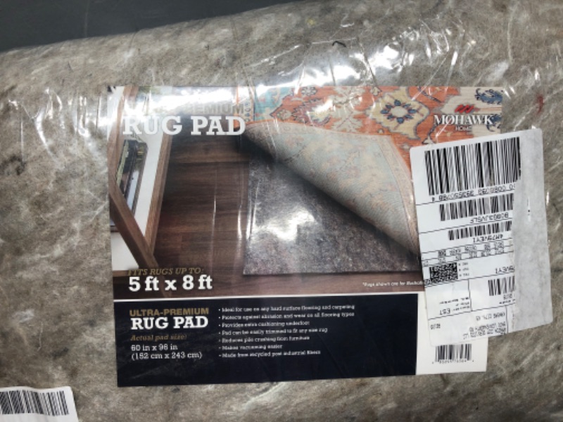 Photo 3 of 100% Felt - Protective Cushioning Rug Pad - Safe for All Floors and Finishes Including Hardwoods 5ft x 8ft
