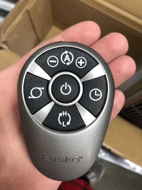 Photo 3 of Lasko 1500W Digital Ceramic Space Heater with Remote, 755320, Silver