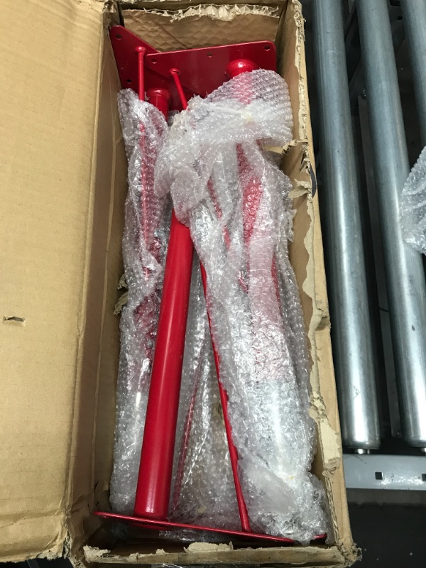 Photo 2 of Adjustable Table Leg Set (Set of 4 Legs) Red 
