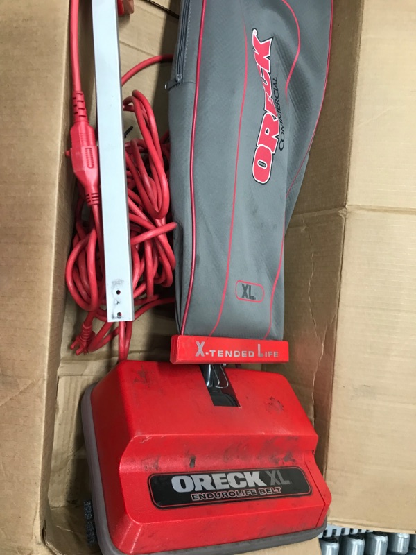 Photo 2 of MISSING BOLTS TO HANDLE Oreck - U2000RB-1 Commercial, Professional Upright Vacuum Cleaner, For Carpet and Hard Floor, U2000RB1, Red
