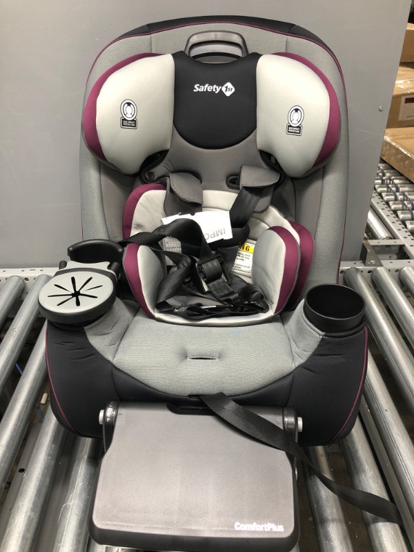 Photo 2 of Safety 1st Grow and Go Extend 'n Ride LX Convertible Car Seat, with ComfortPlus Footrest Providing Up to 7 Inches of Additional Leg Room in -Rear-Facing Mode, Winehouse Winehouse Extend 'n Ride