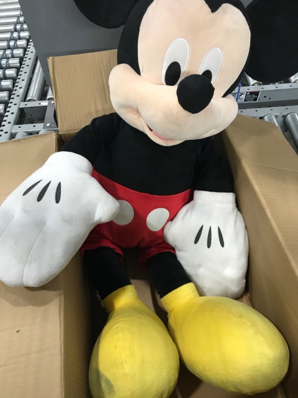 Photo 2 of Disney Junior Mickey Mouse 40 Inch Giant Plush Mickey Mouse Stuffed Animal for Kids, by Just Play